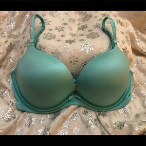 Teal Aerie bra 34C